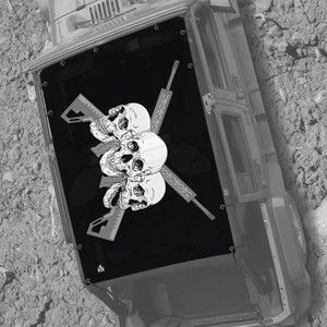 Skull and Guns JK 4 Door Jeep Full Sunshade Skull and Guns JK 4 Door Jeep Full Sunshade