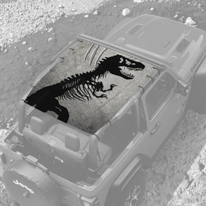 Jurassic JL 2 Door Jeep Full Cover Sunshade Jurassic JL 2 Door Jeep Full Cover Sunshade
