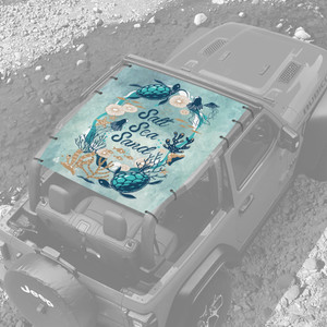 Salt Sea Sand JL 2 Door Jeep Sunshade Salt Sea Sand JL 2 Door Jeep Sunshade