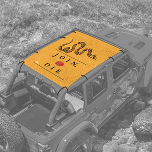 Join Or Die JL 4 Door Jeep Sunshade Join Or Die JL 4 Door Jeep Sunshade