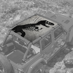 Jurassic - JL 4 Door Jeep Full Cover Sunshade Jurassic - JL 4 Door Jeep Full Cover Sunshade
