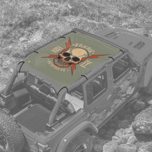 Zombie Patrol Unit JL 4 Door Jeep Full Sunshade Zombie Patrol Unit JL 4 Door Jeep Full Sunshade