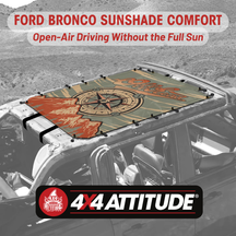 Ford Bronco Sunshade Comfort for Real Open-Air Driving