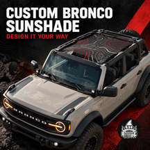 Custom Ford Bronco 4-Door Sunshade Ideas: Design a Top That Fits Your Build