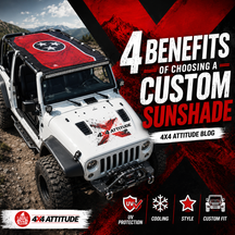 4 Benefits of Choosing a Custom Sun Shade for Your Jeep