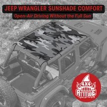 Jeep Wrangler Sunshade Comfort for Hot Highway and Trail Days