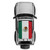 Mexican Flag Sunshade for 2 Door Ford Bronco Mexican Flag Sunshade for 2 Door Ford Bronco