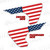 American Flag Fender Vent Decal Set (Right & Left) American Flag Fender Vent Decal Set (Right & Left)