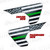 Distressed Green Line American Flag Fender Vent Decal Set (Right & Left) Distressed Green Line American Flag Fender Vent Decal Set (Right & Left)