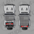 US Flag Grey Tire Treads JL 2  Door Jeep Sunshade US Flag Grey Tire Treads JL 2  Door Jeep Sunshade