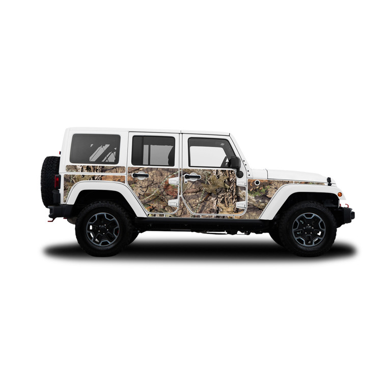 Woodland Camo Action Shield™ Body Armor Full Kit w/ Full Doors - JK 4 Door