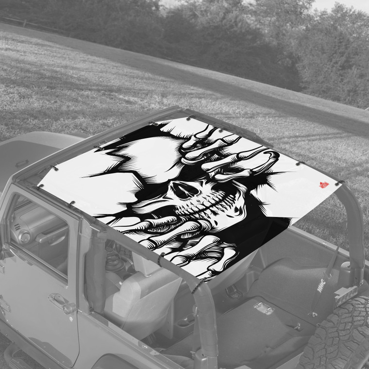 R.I.P. Halloween JK 2 Door Sunshade