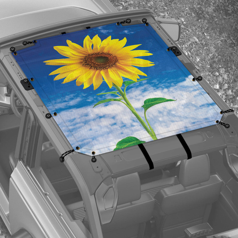 Sunflower Sunshade for  2 Door Ford Bronco