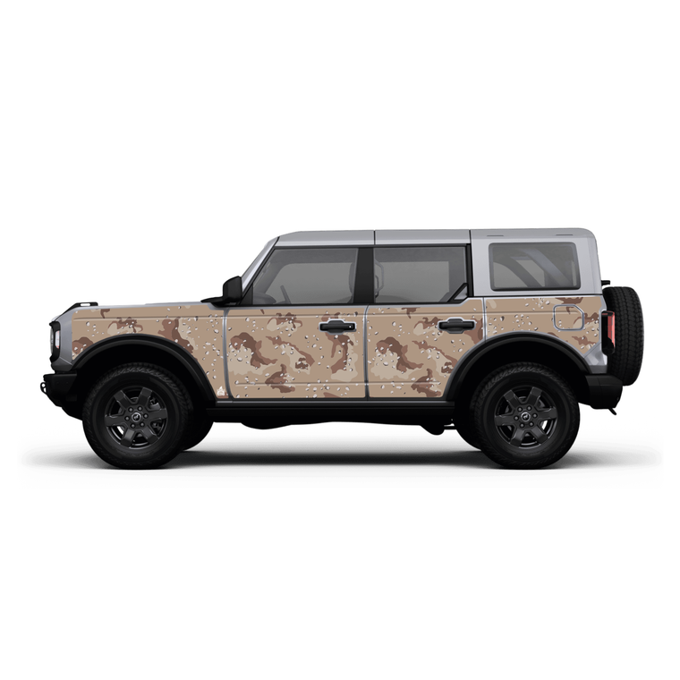 Desert Camo Action Shield for Ford Bronco 4 Door