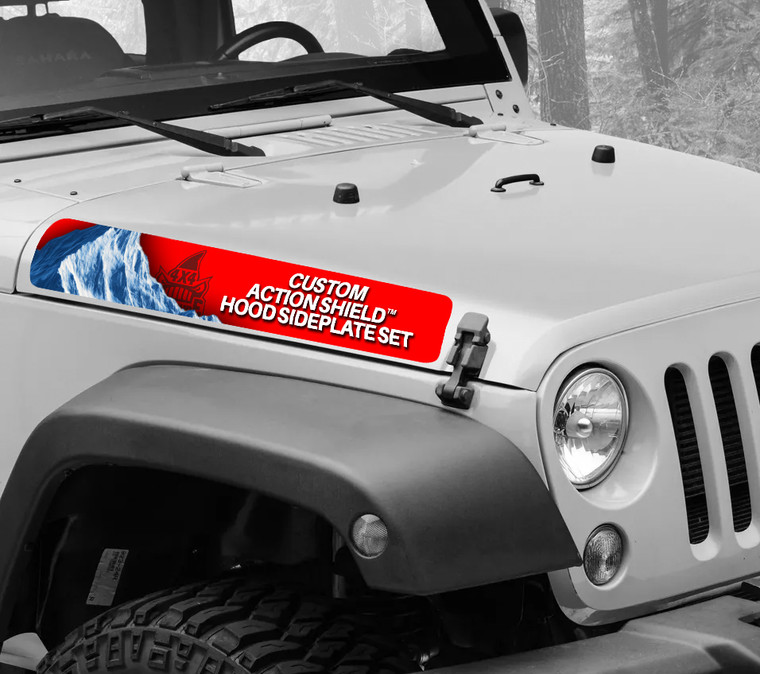 Custom Action Shield™ Hood Sideplate Set (JK)