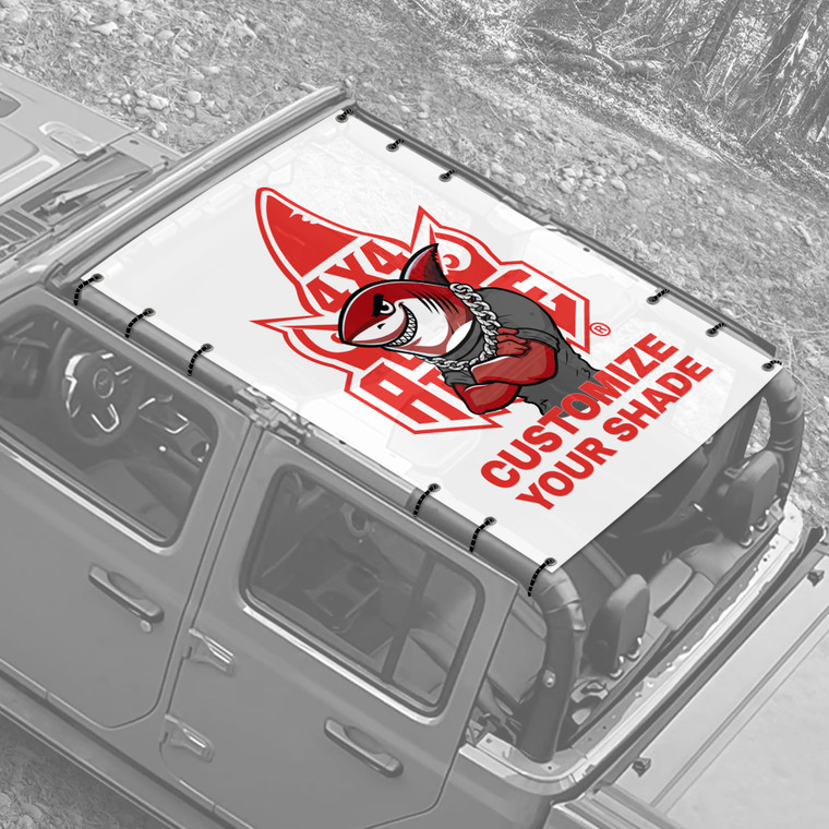 Custom Designed JT Gladiator Full Sunshade Custom Designed JT Gladiator Full Sunshade