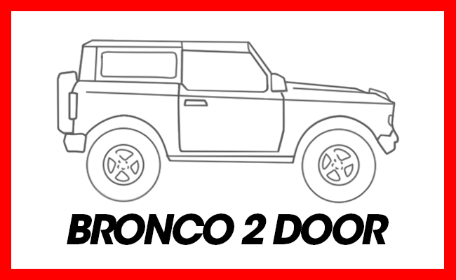 4 Door Ford Bronco Sunshades