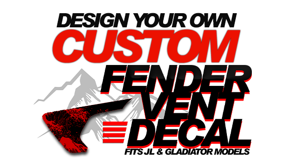 Design Your Own Custom Fender Vent Decal