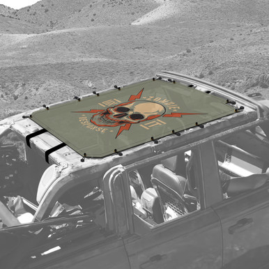 Zombie Patrol Unit Sunshade for 4 Door Ford Bronco | 4x4 Attitude
