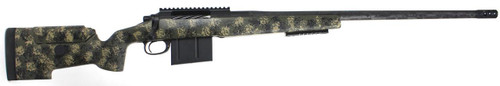 Long Range Tactical in 300 PRC, firearm with camo pattern stock and black barrel, sold