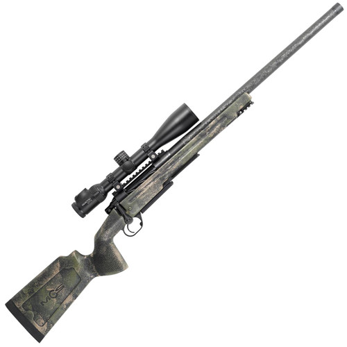 Hunt Ready Package: Pathfinder in 7mm PRC, scoped hunting rifle with camouflage finish and precision scope.