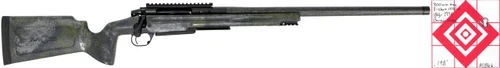 SOLD! Pathfinder in 300 Win Mag, firearm with camouflage stock and long barrel on a white background.