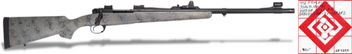 Safari Rifle in 416 Rem Mag - 22" Gray w/ Tan & Black Web