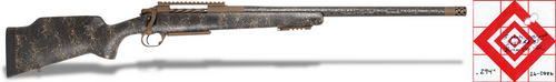 Carbon Rifleman in 300 PRC - 22" Dark Brown with Tan/Black Web