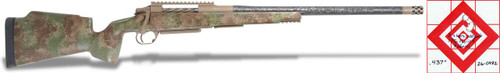 Carbon Hunter in 7mm PRC with 20-inch Texas Mirage rifle, tactical camouflage finish, precision long-range hunting firearm.