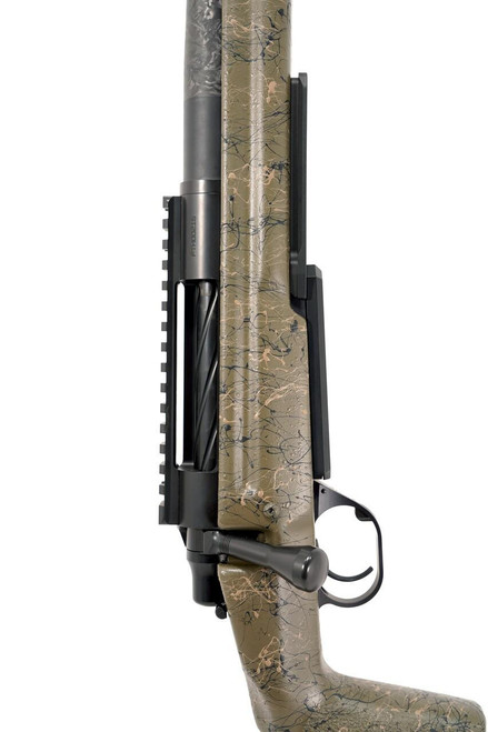 Pathfinder in 7mm PRC, rifle with camouflage stock and precision barrel.