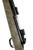 SOLD! Dangerous Game in 375 H&H rifle with camo stock, black bolt, and tactical scope rail.