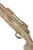 SOLD! Long Range Hunter in 7 PRC, close-up of the desert tan painted rifle with scope rail and textured stock features.