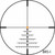 Swarovski Optik Z5i+ 5-25X56 BT, detailed rifle scope reticle with measurement markings and crosshair design.