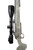 Hunt Ready Package: Carbon Rifleman in 7mm Backcountry with 20-inch Kalahari Mirage stock and mounted Swarovski optic scope.