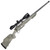 Hunt Ready Package: Carbon Rifleman in 7mm Backcountry - 20" Kalahari Mirage, a tactical rifle equipped with a scope for precision shooting.