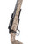 Pathfinder in 22 Creedmoor, rifle with camouflage stock featuring abstract black, beige, and brown patterns, and scope mount.