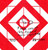 Carbon Rifleman in 280 AI, 24-inch medium brown with T/B web, on a red and white target with gunshot holes.