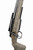 Pathfinder in 22 Creedmoor, side view of hunting rifle with camouflage stock and black metal components.