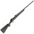 Traditional in 300 Win Mag - 22" Dark Brown with Tan and Black Web, hunting rifle with a dark brown and tan webbed stock and long barrel.