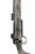 Carbon Rifleman in 7mm PRC - 20" Woodland Mirage, side view of tactical hunting rifle with camouflage stock, scope mounting system, and precision barrel.