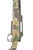 Carbon Rifleman in 308 Win - 20" Duck Camo, camouflaged rifle with a textured, multicolored duck camo pattern and a tactical rail on the side.