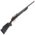 Carbon Rifleman in 6.5 Creedmoor - 18" Dark Brown with T/B Web, an image of a tactical rifle with a dark brown marbled finish and a Web sling.