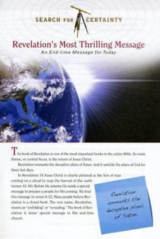 Search For Certainty #8 - Revelation's Most Thrilling Message