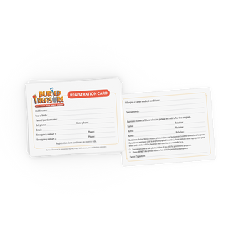 Buried Treasure Registration Card (10pk)