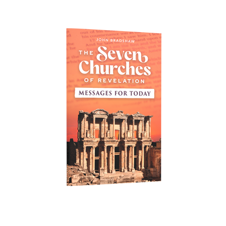 Front cover of the pocketbook "The Seven Churches of Revelation: Messages for Today" by John Bradshaw.