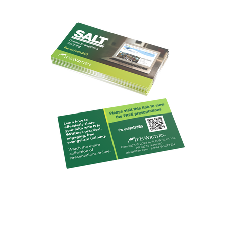 Media Sharing Cards - SALT 365 (Pack of 100)