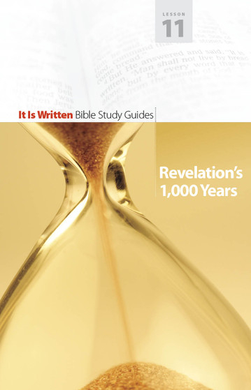 Bible Study Guide 11 - Revelation's 1,000 Years