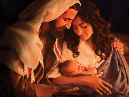 Inspirational Postcard - Baby Jesus