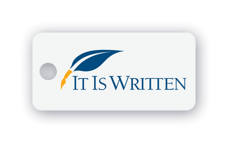 It Is Written Key Tag