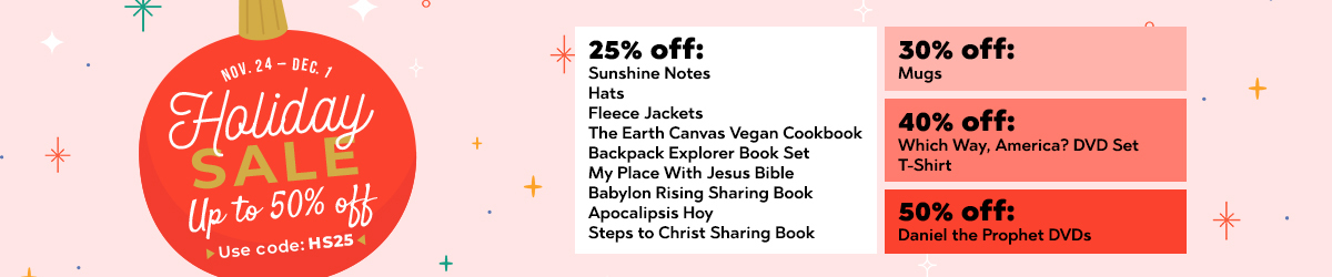 It Is Written Holiday Sale Details